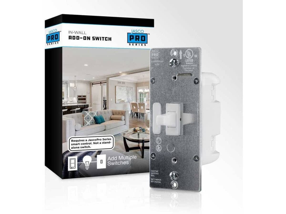 JascoPro 59380 In-Wall Add-On Toggle Switch