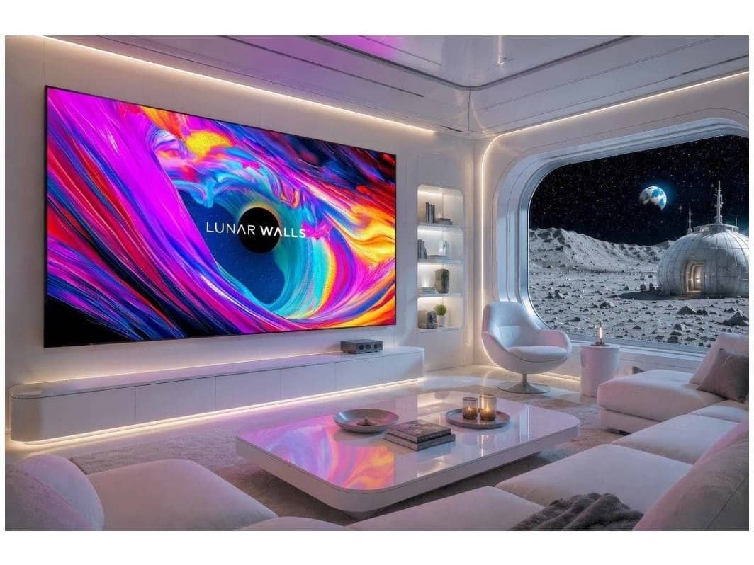 LP3050409S Phase 3840 130" 2.22:1 Cinemascope Video Wall (0.9mm) - installed view