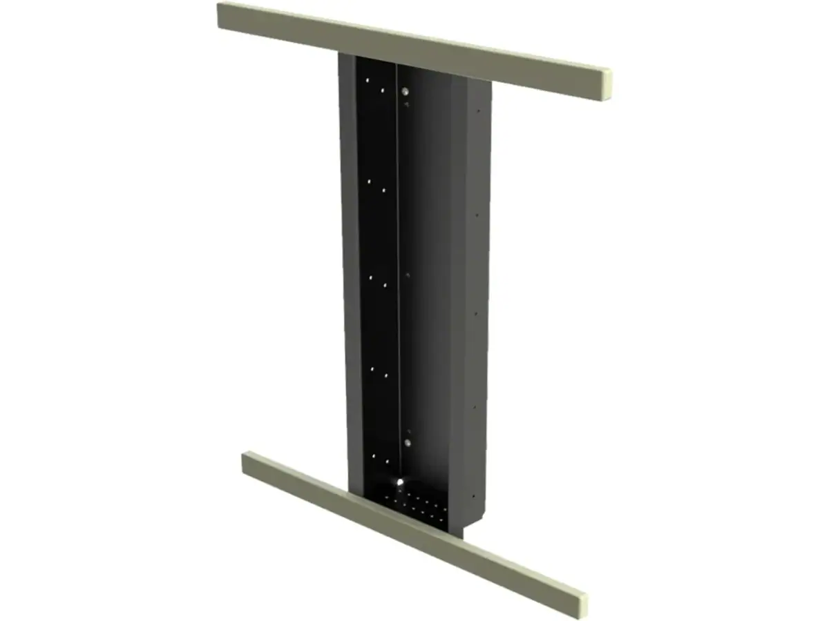 MantleMount rb100-recess-box - front view