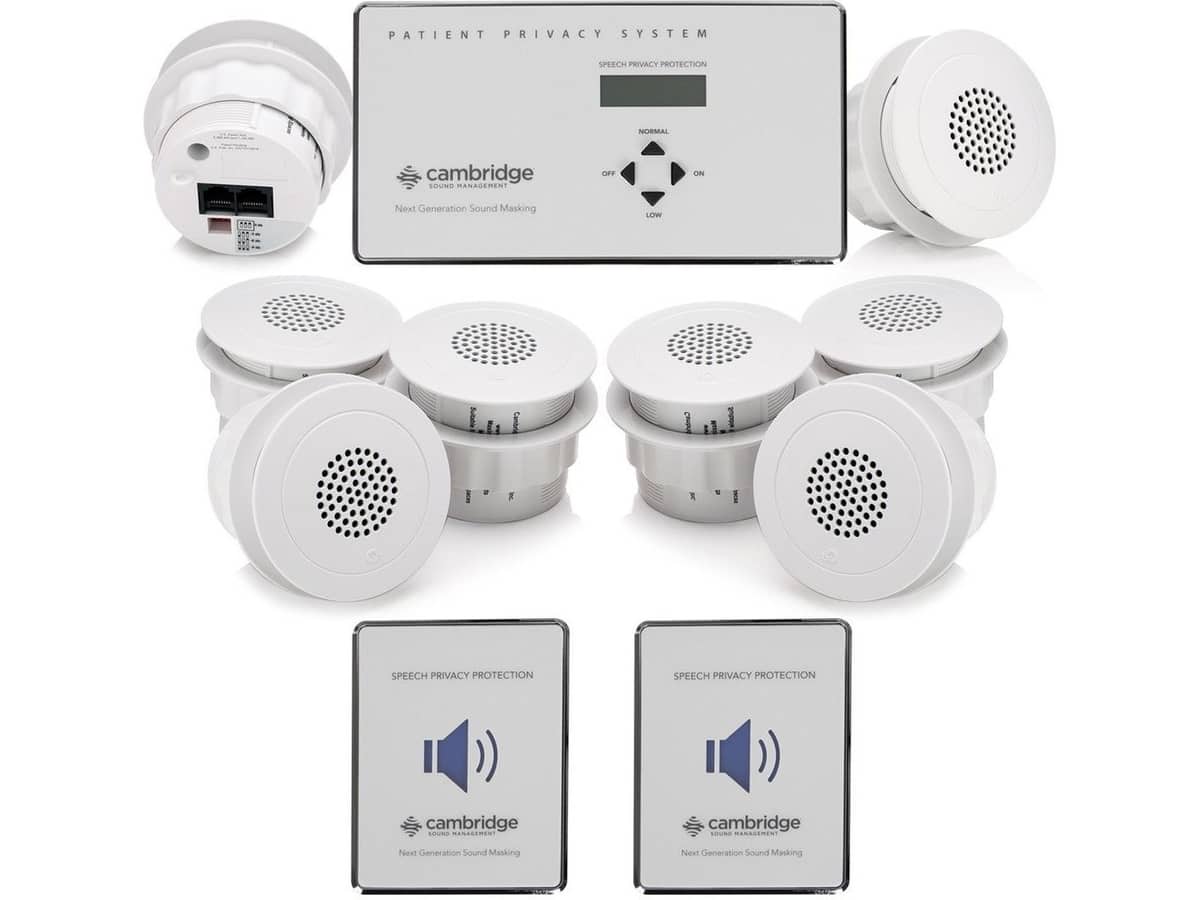 Cambridge Qt Patient Privacy Medical Office and Facilities Sound Masking System for up to 800SF
