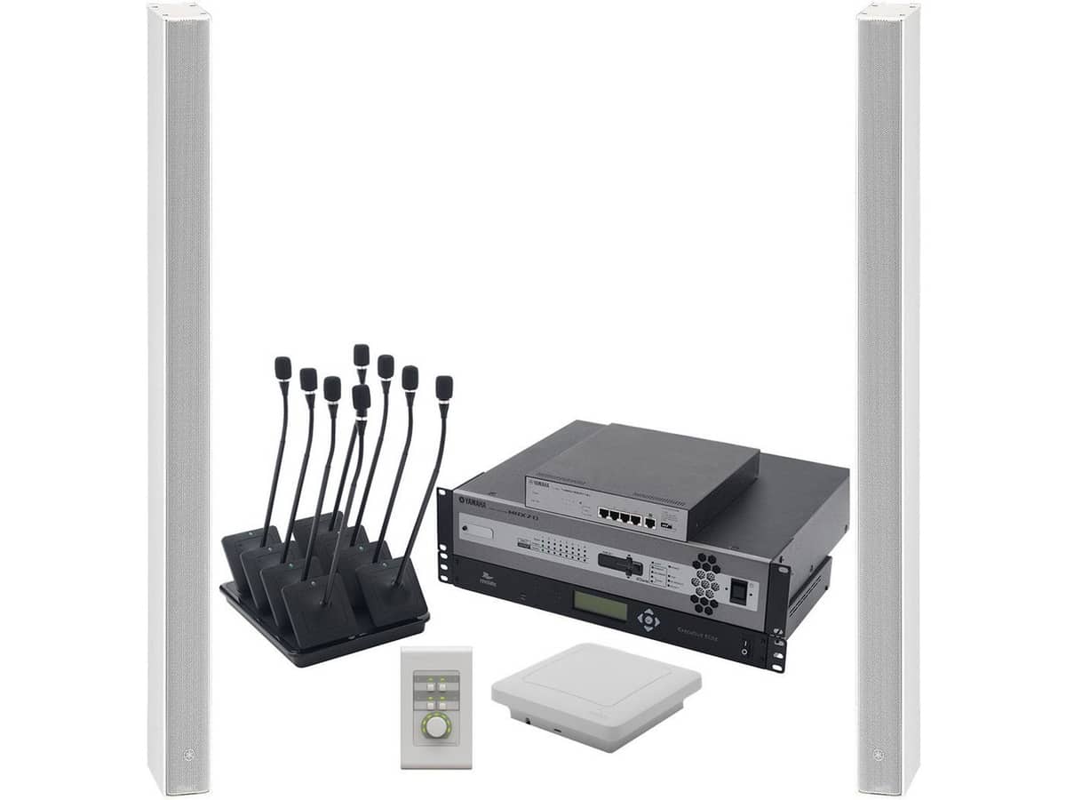 Yamaha YAI-1 Wireless Microphone Conference Ensemble for Boardrooms - White