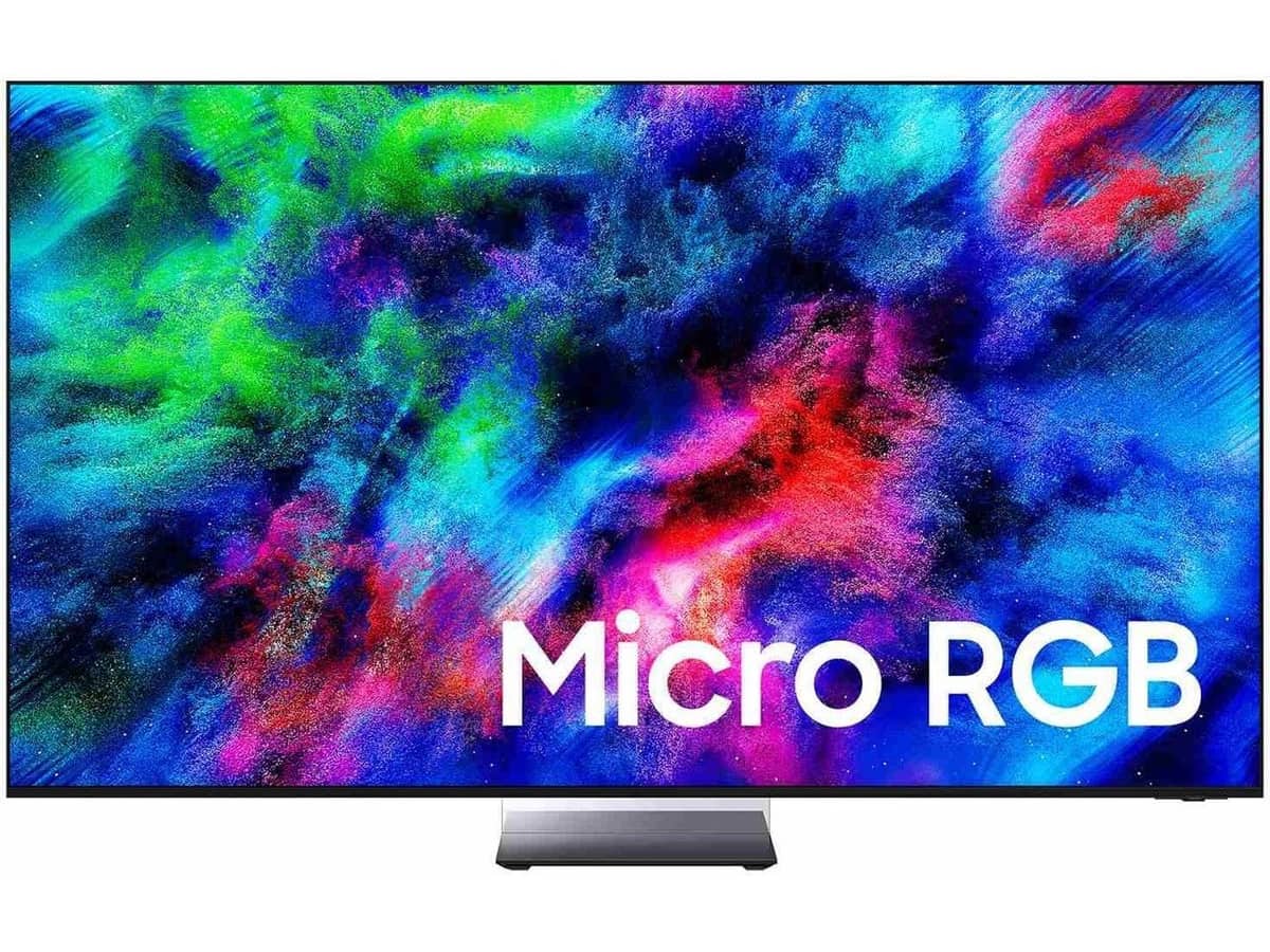 65 Inch Class Micro RGB R95H 4K Samsung Vision AI Smart TV (2026) - front view