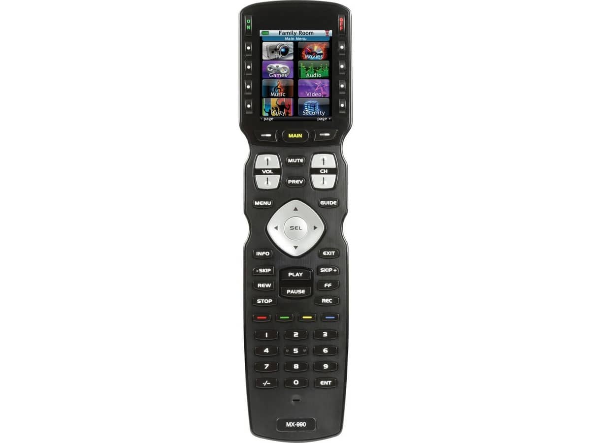 URC IR/RF Remote Control with 2.4" Color LCD (418 MHz)