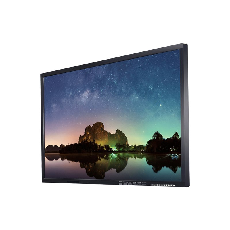 75-inch interactive whiteboard angle view